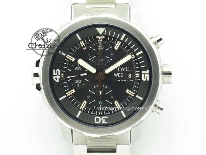 MIROTIME 0123 Portofino IW391001 SS ZK 1:1 Best Edition White Dial Silver Markers on Black Leather Strap A RelaxedFit 7139